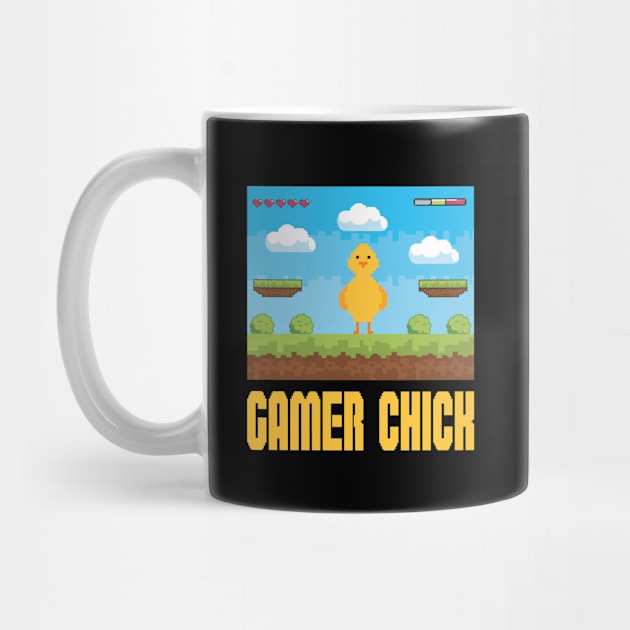 Retro Gamer Chick by sqwear